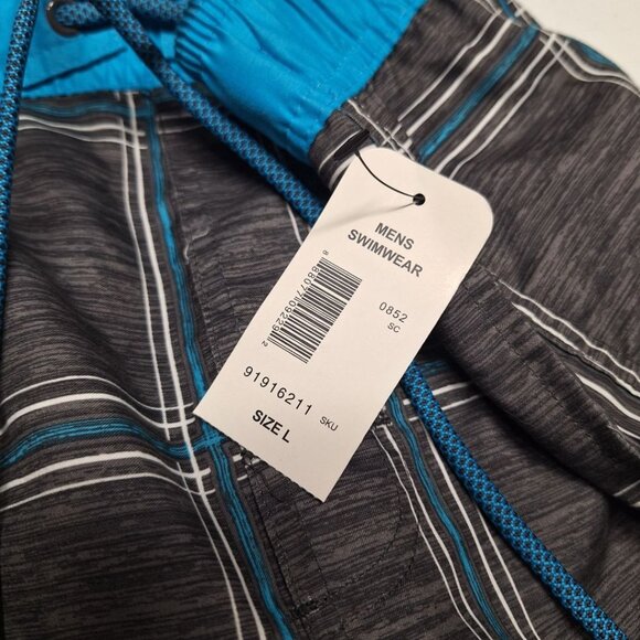 Cascade Sport Board Shorts Swim Trunks Mens Large Summer Beach Drawstring Pocket - Picture 4 of 8